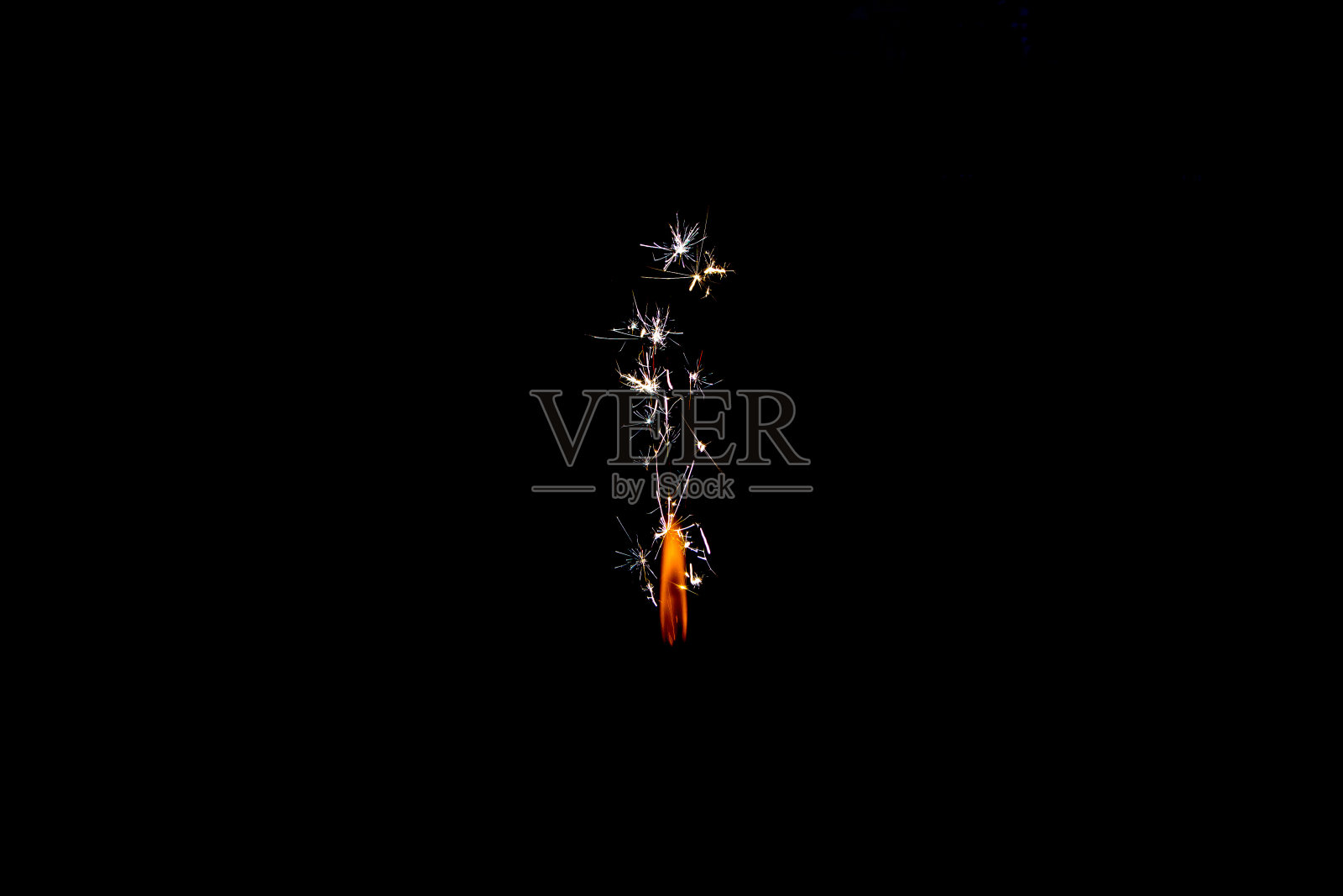 烟花爆竹孤立在黑色火焰蜡烛照片摄影图片