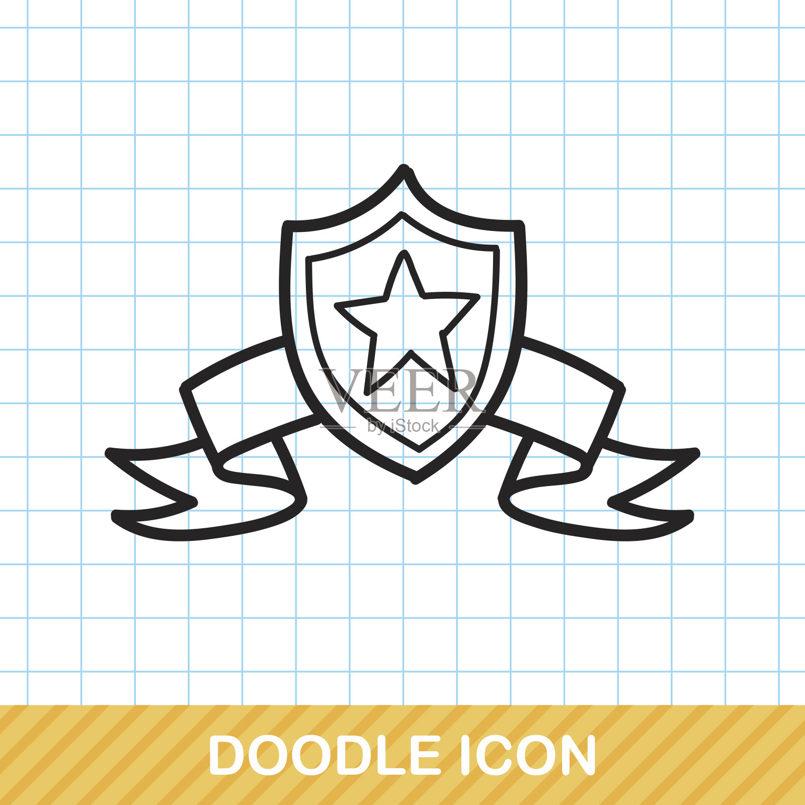 金牌涂鸦设计元素图片