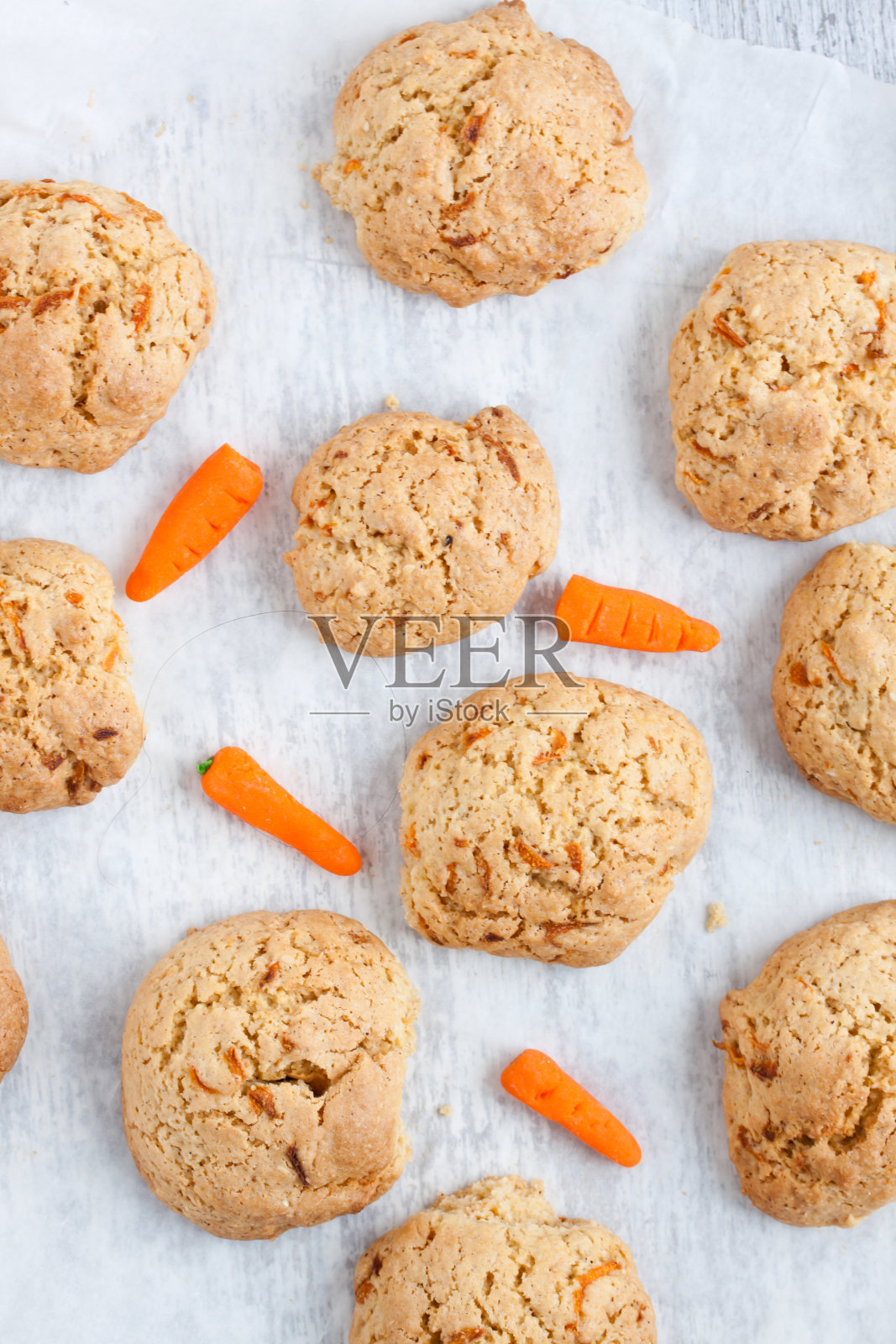 胡萝卜饼干照片摄影图片