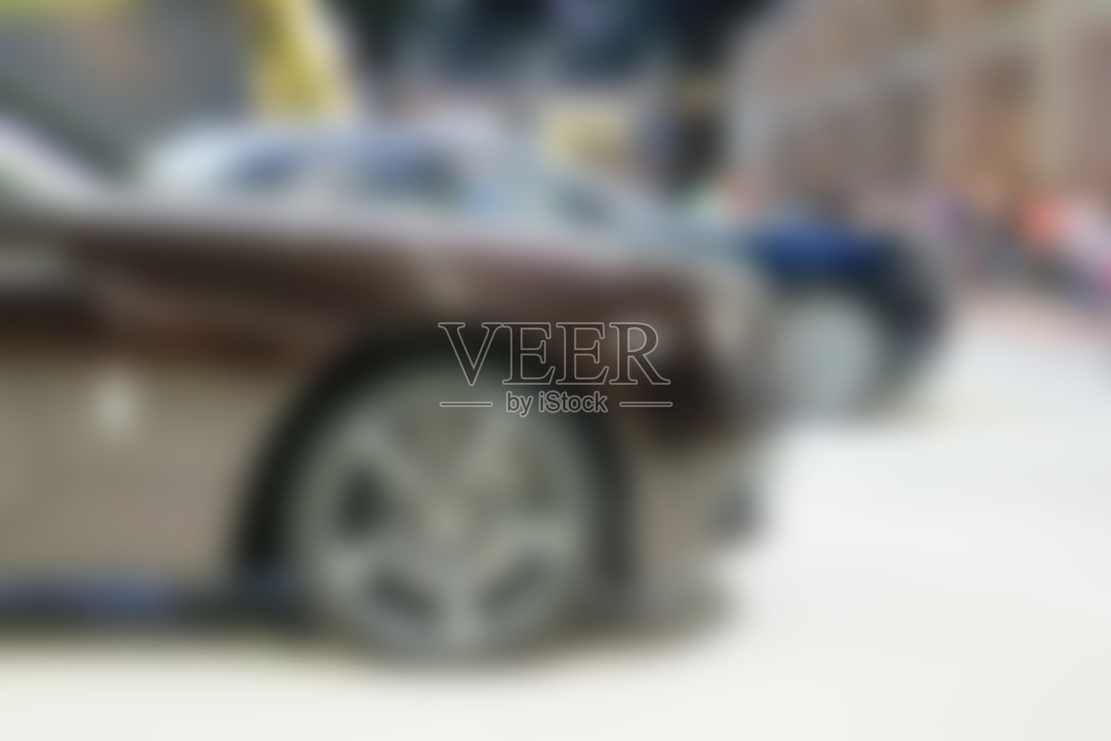 模糊车展活动照片摄影图片