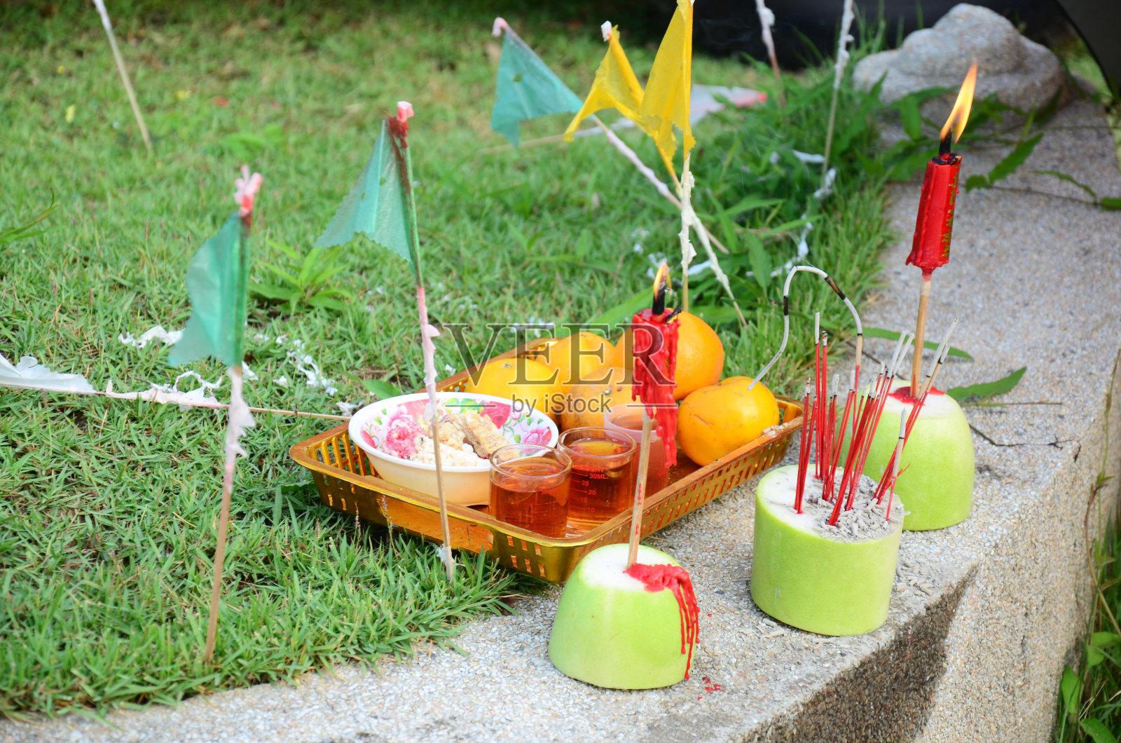 祭品清明节的祭品照片摄影图片