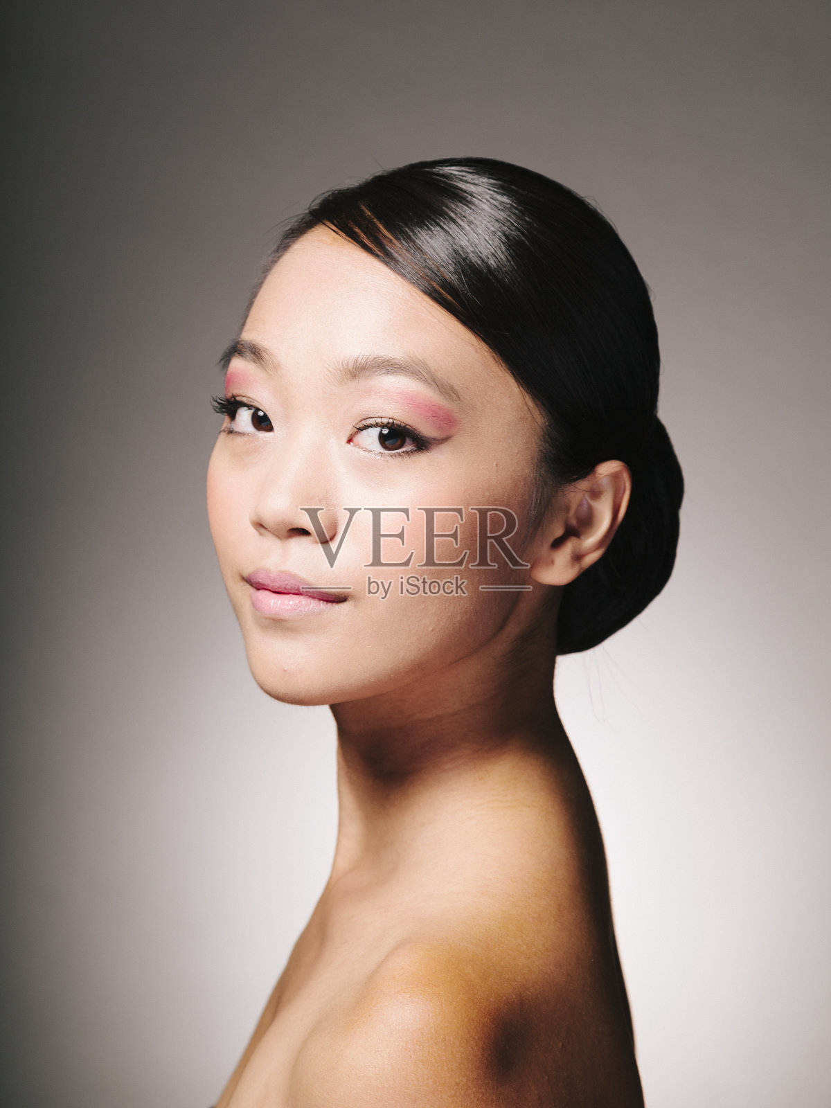 亚洲女孩照片摄影图片