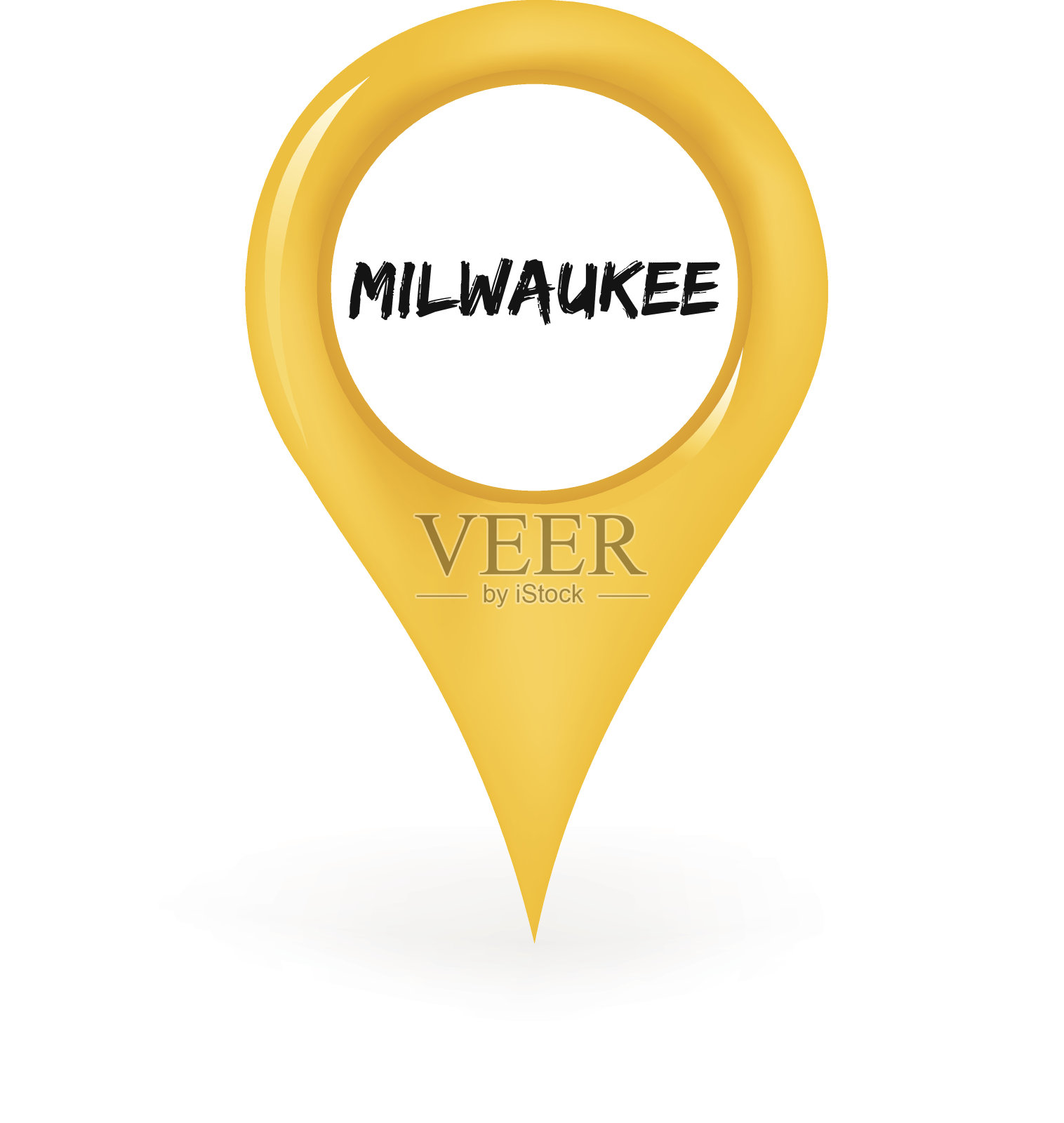 位置密尔沃基插画图片素材