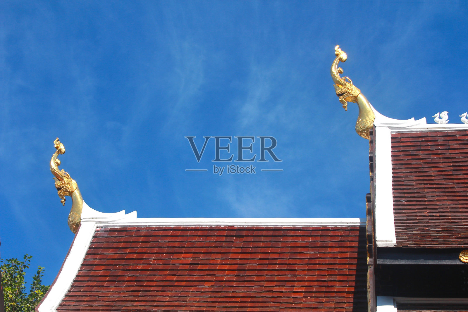 泰国清迈的那伽雕塑照片摄影图片