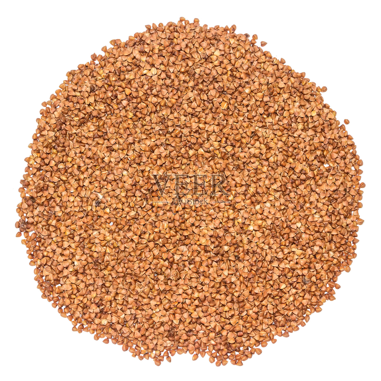 荞麦种子孤立白色背景照片摄影图片