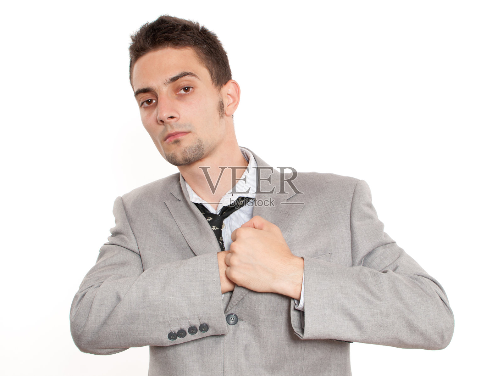 年轻英俊的白人商人照片摄影图片