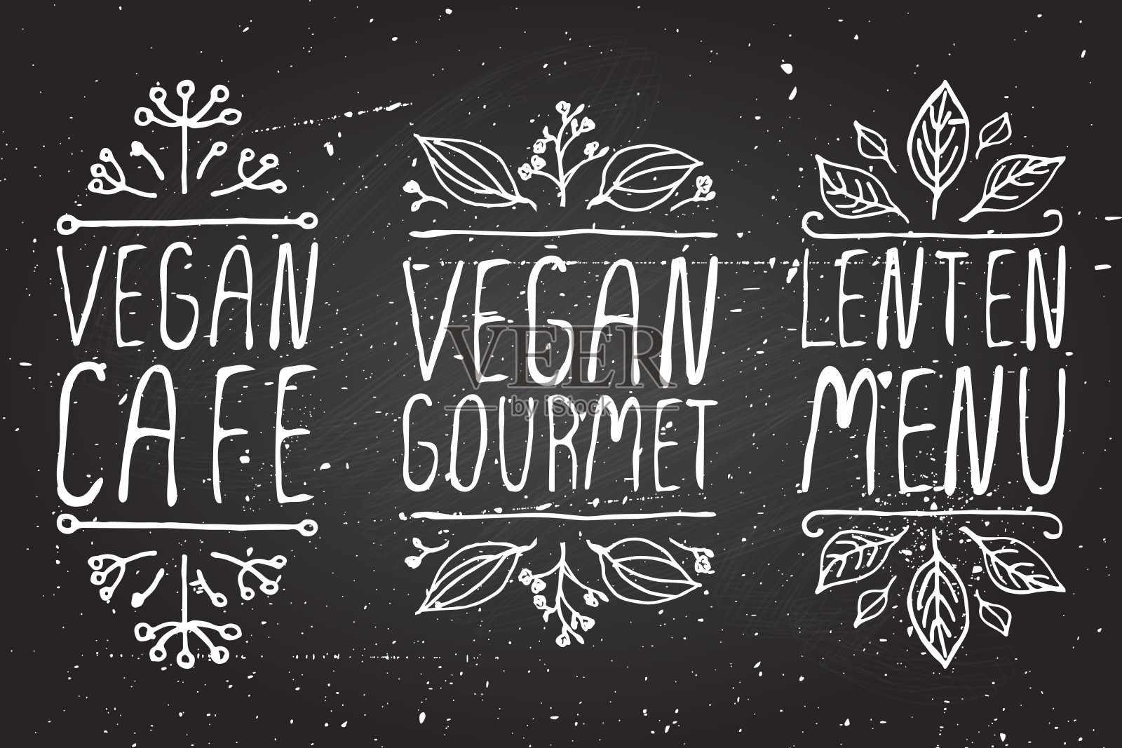 手绘排版元素插画图片素材