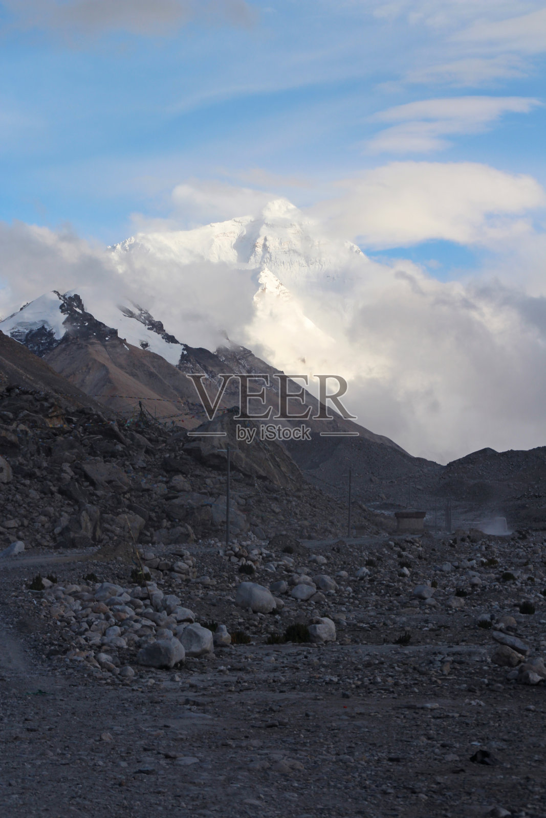 珠穆朗玛峰照片摄影图片