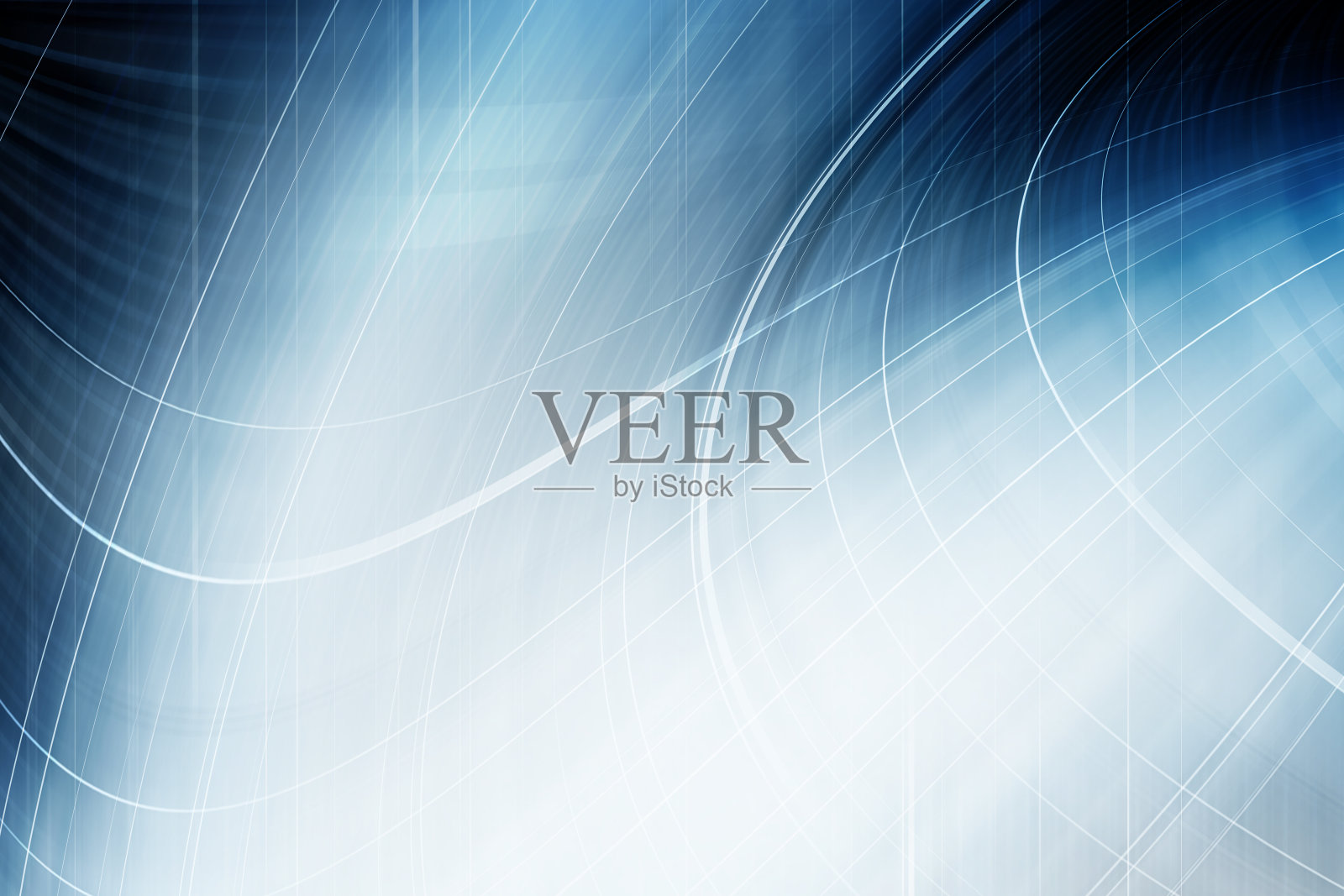 抽象的蓝色背景插画图片素材