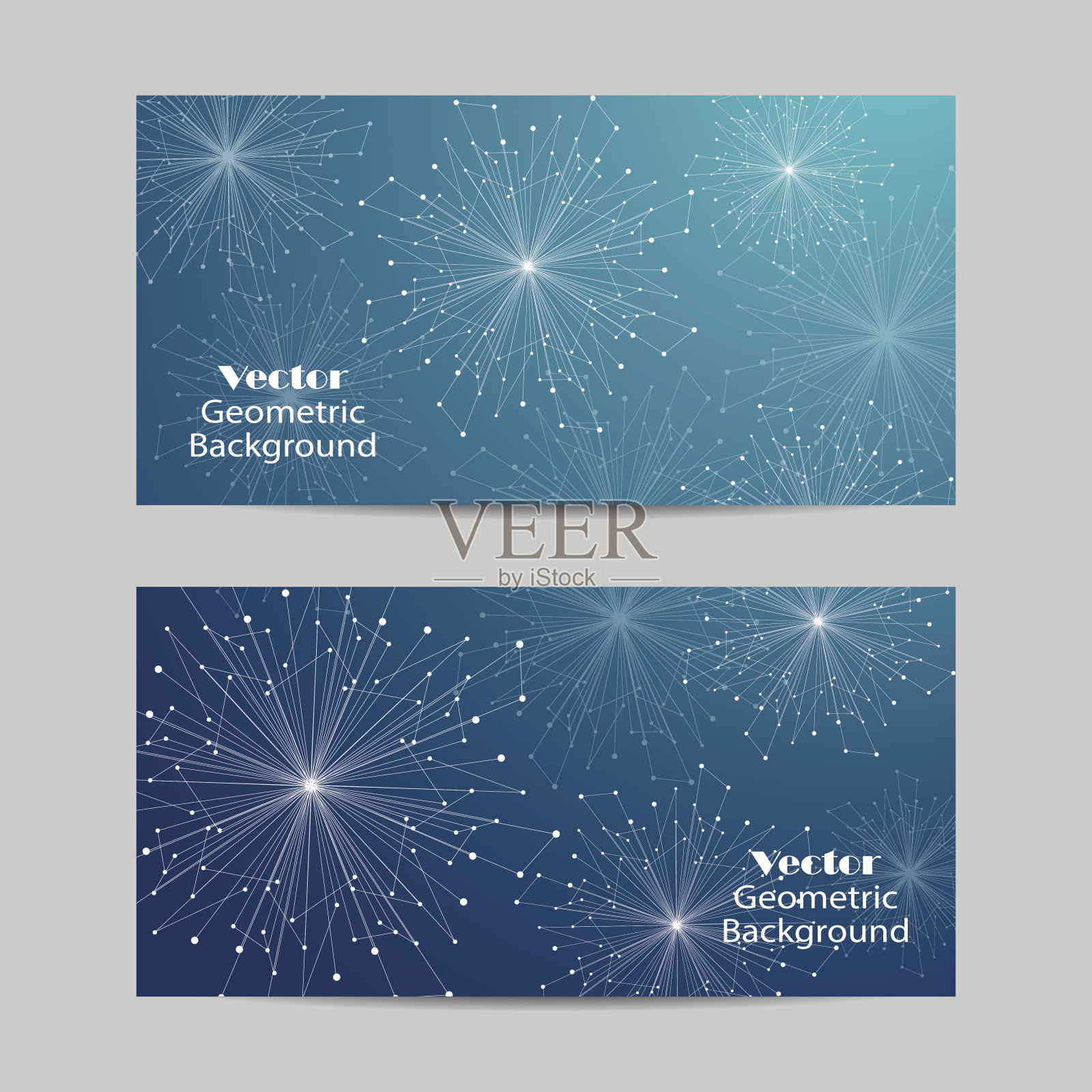 水平横幅套装设计模板素材