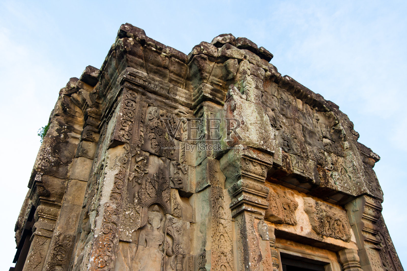 柬埔寨暹粒的金边巴城照片摄影图片