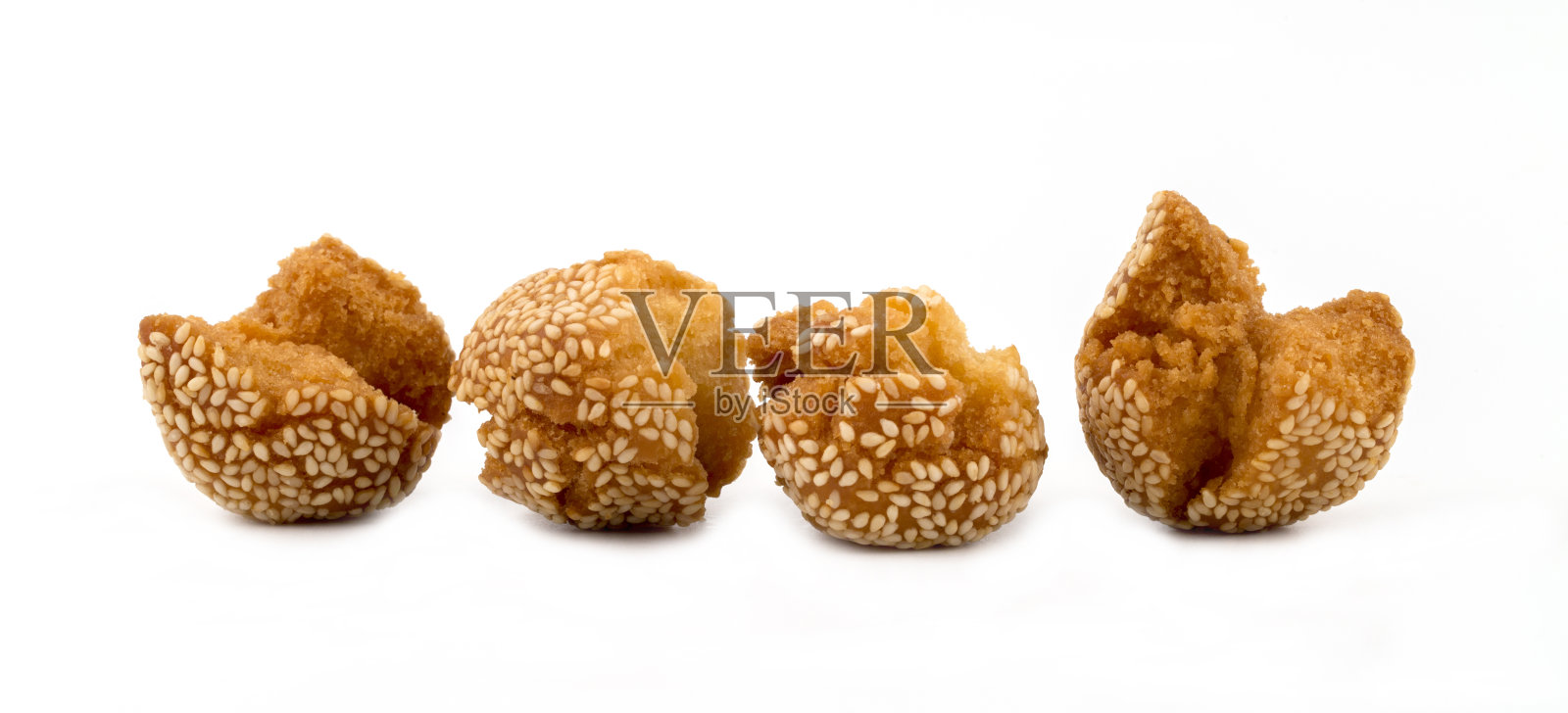 炒白芝麻曲奇(泰国传统甜品)照片摄影图片