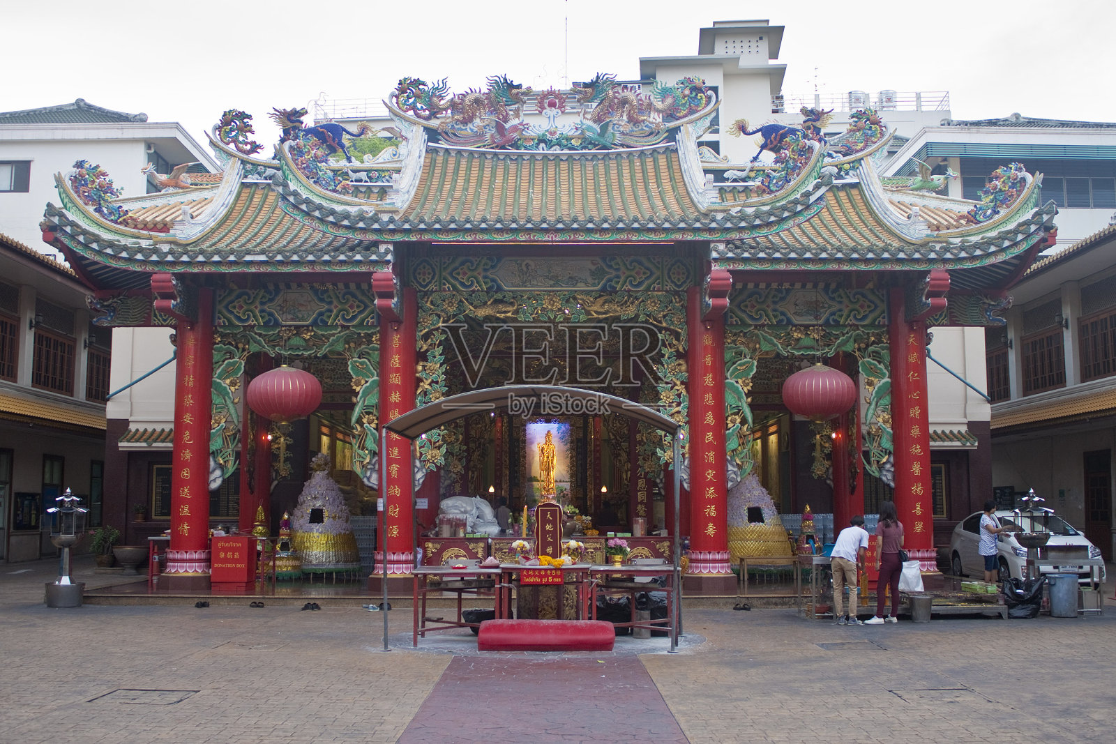 曼谷的中国神社照片摄影图片
