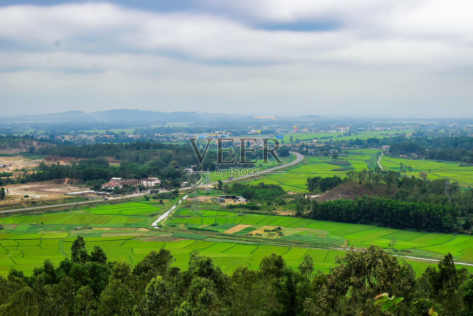 越南广义的绿色梯田照片摄影图片