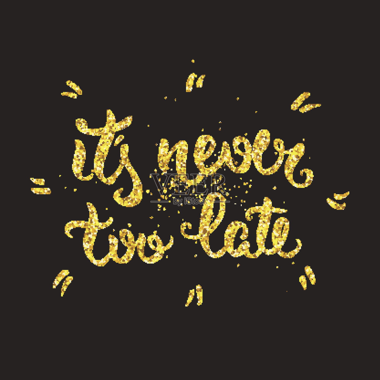 矢量字体海报插画图片素材