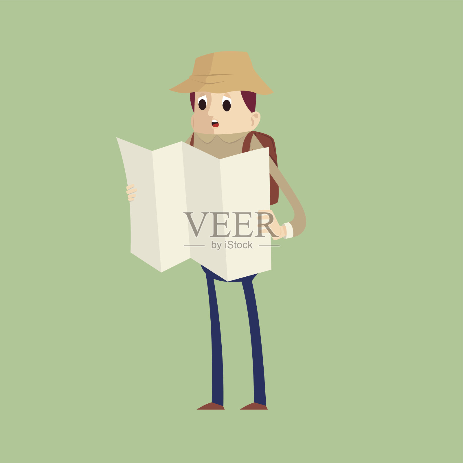 阅读地图设计模板素材