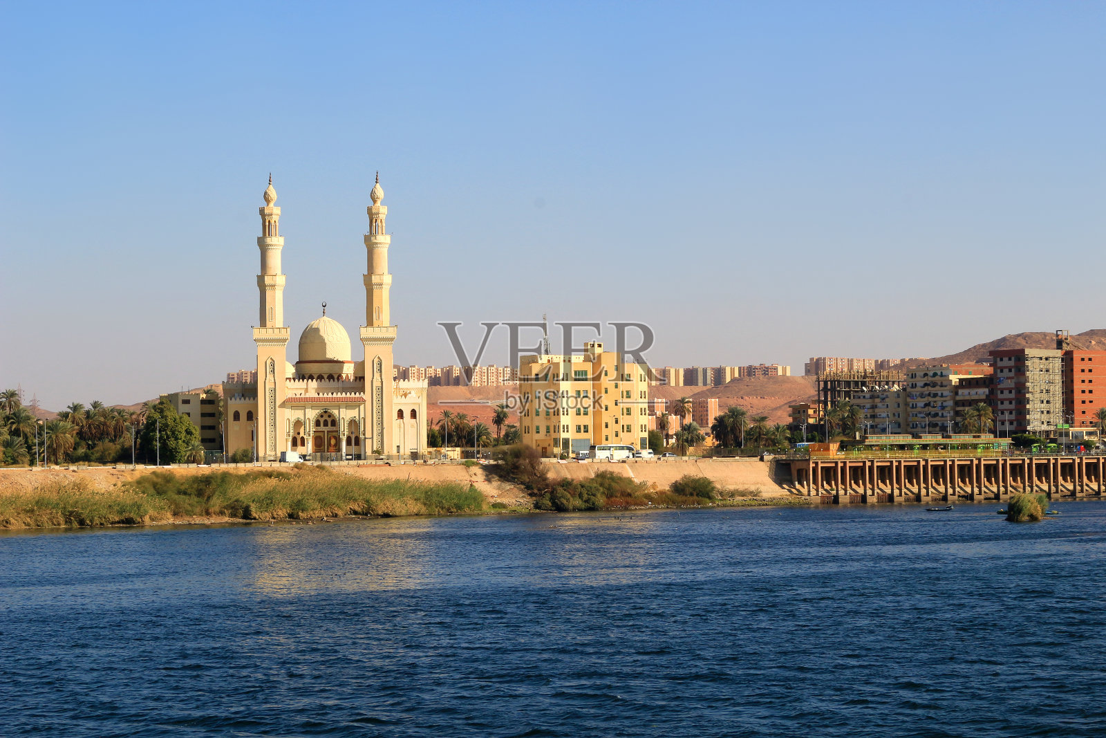 阿斯旺清真寺照片摄影图片
