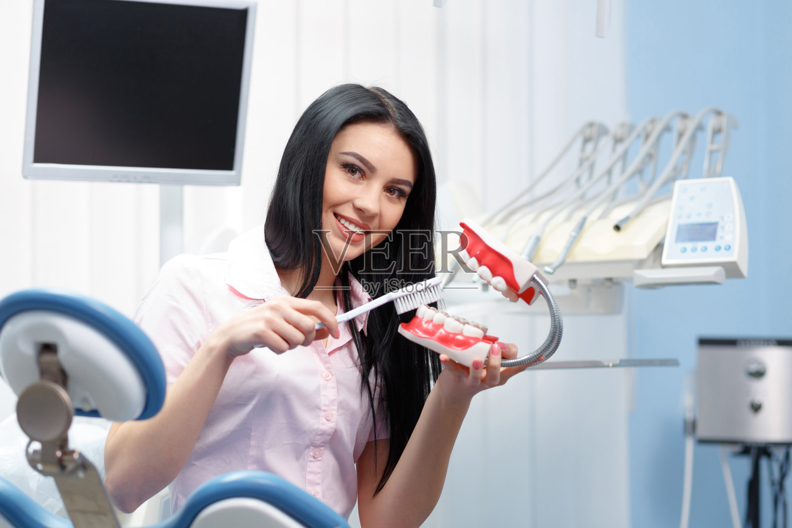 口腔保健理念照片摄影图片