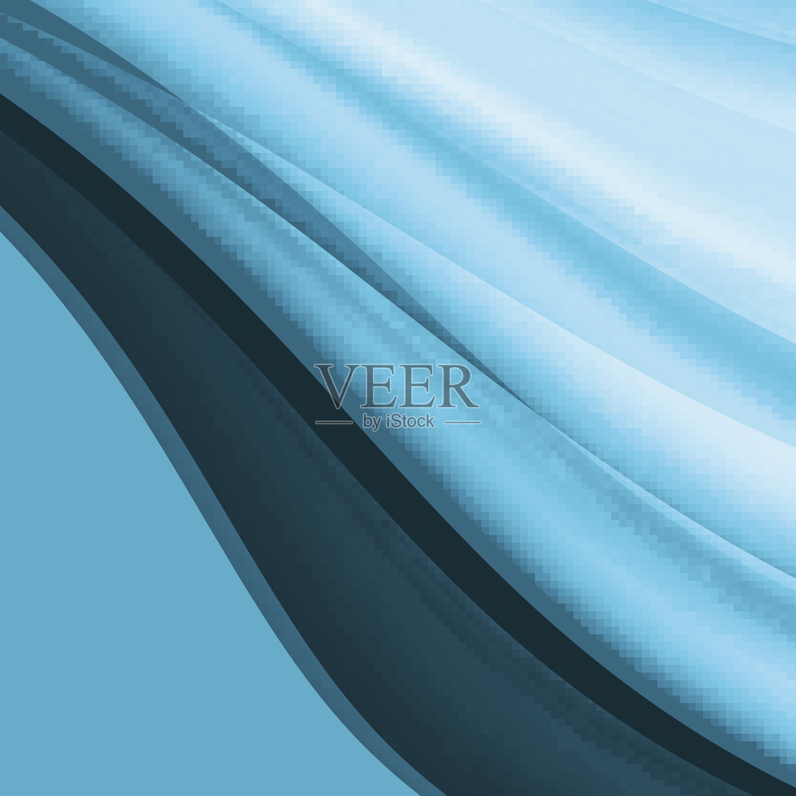 抽象的背景,未来的波浪形状插画图片素材