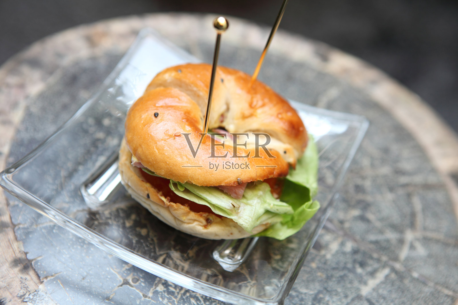 百吉饼照片摄影图片