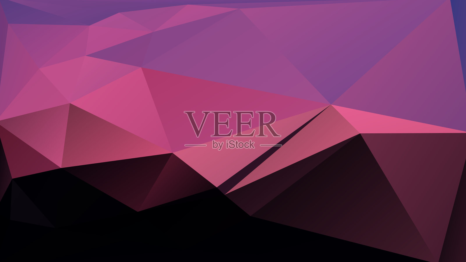 色彩斑斓的多边形照片摄影图片