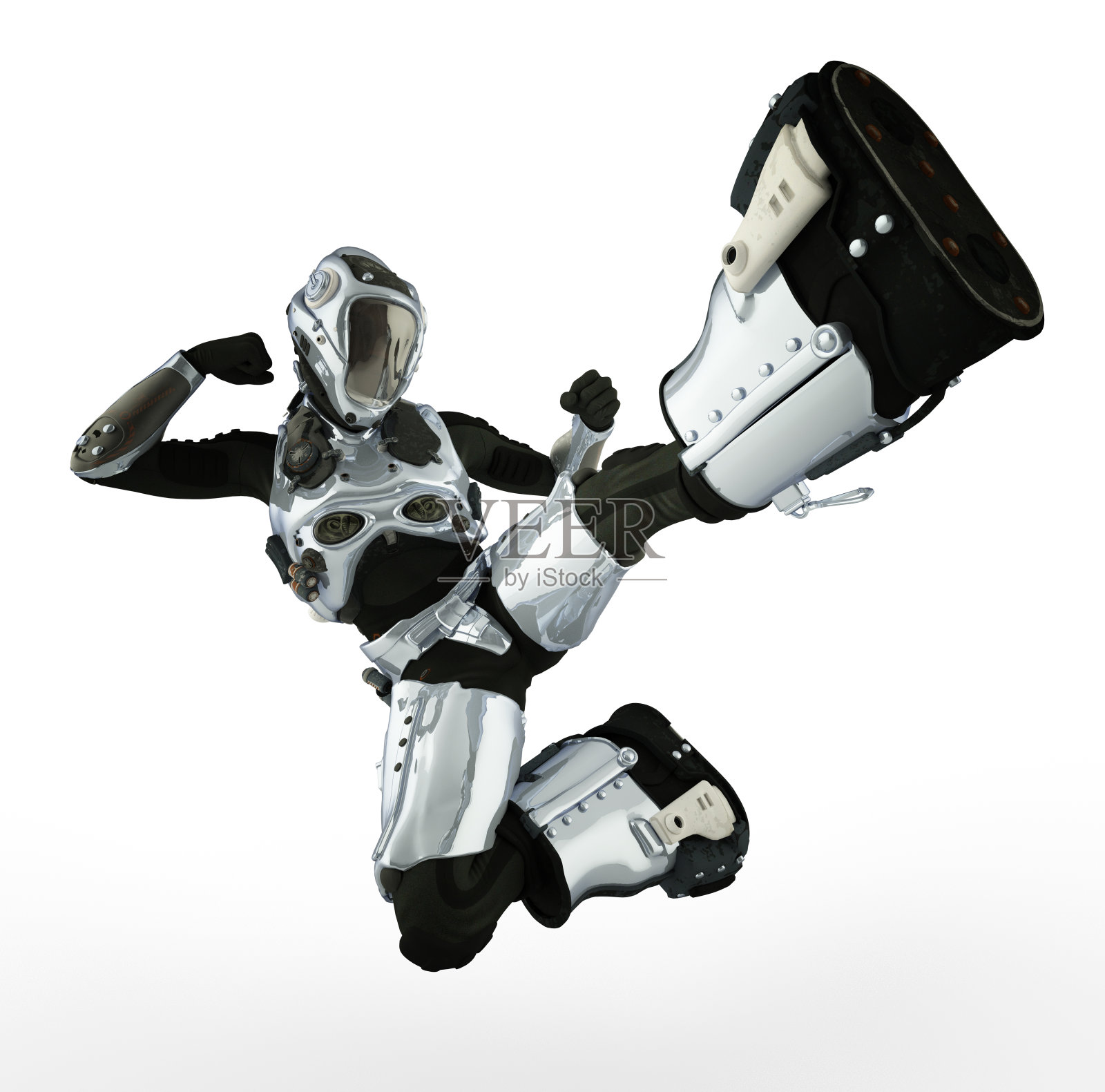 宇航员空手道照片摄影图片