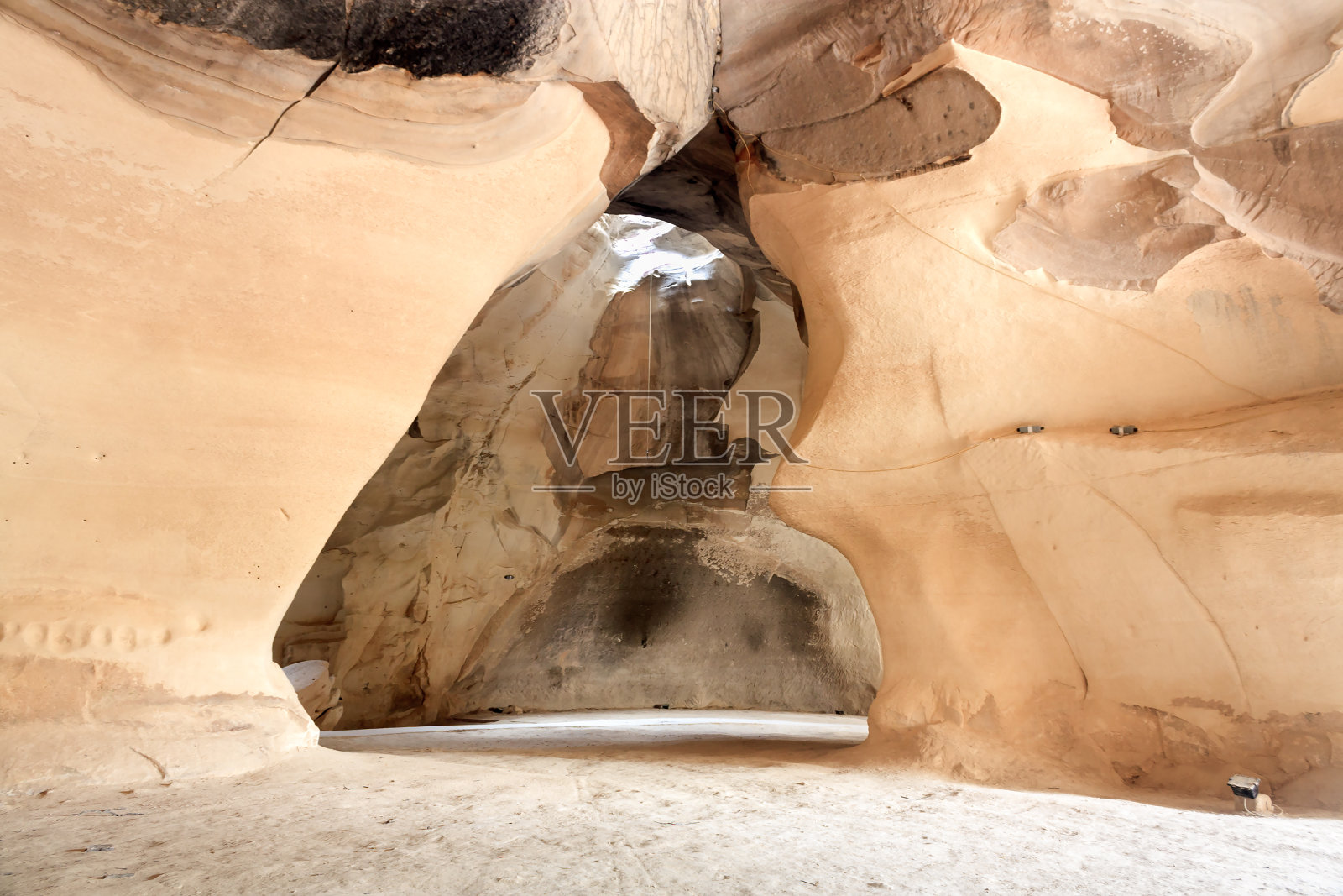 以色列Beit Guvrin国家公园的洞穴照片摄影图片