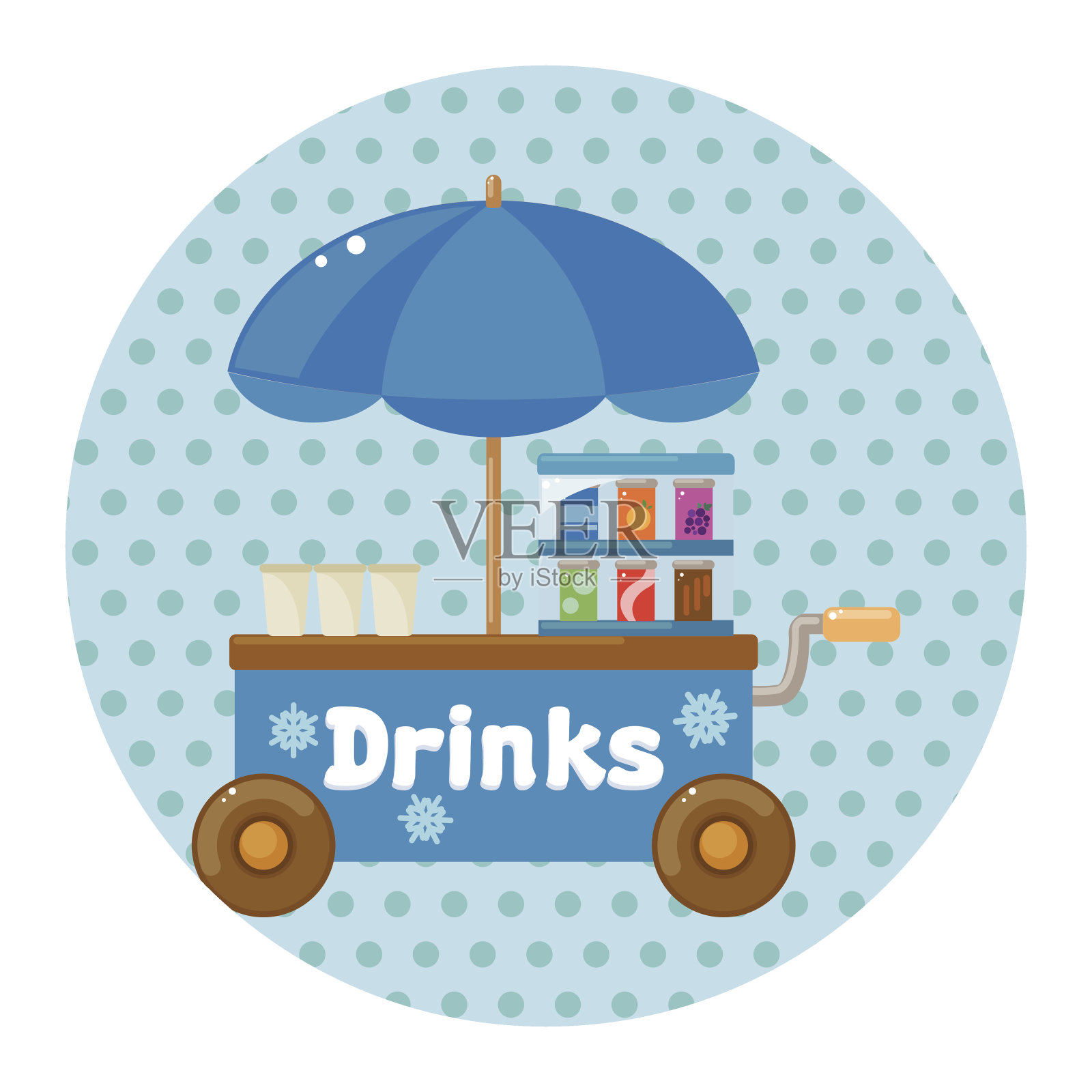 商店购物车主题元素插画图片素材