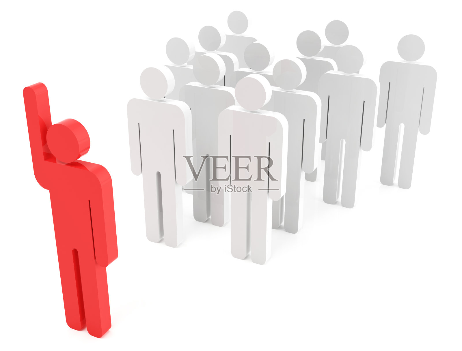 从人群中脱颖而出照片摄影图片