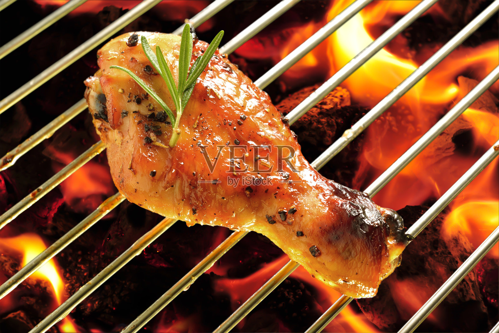 烤鸡照片摄影图片