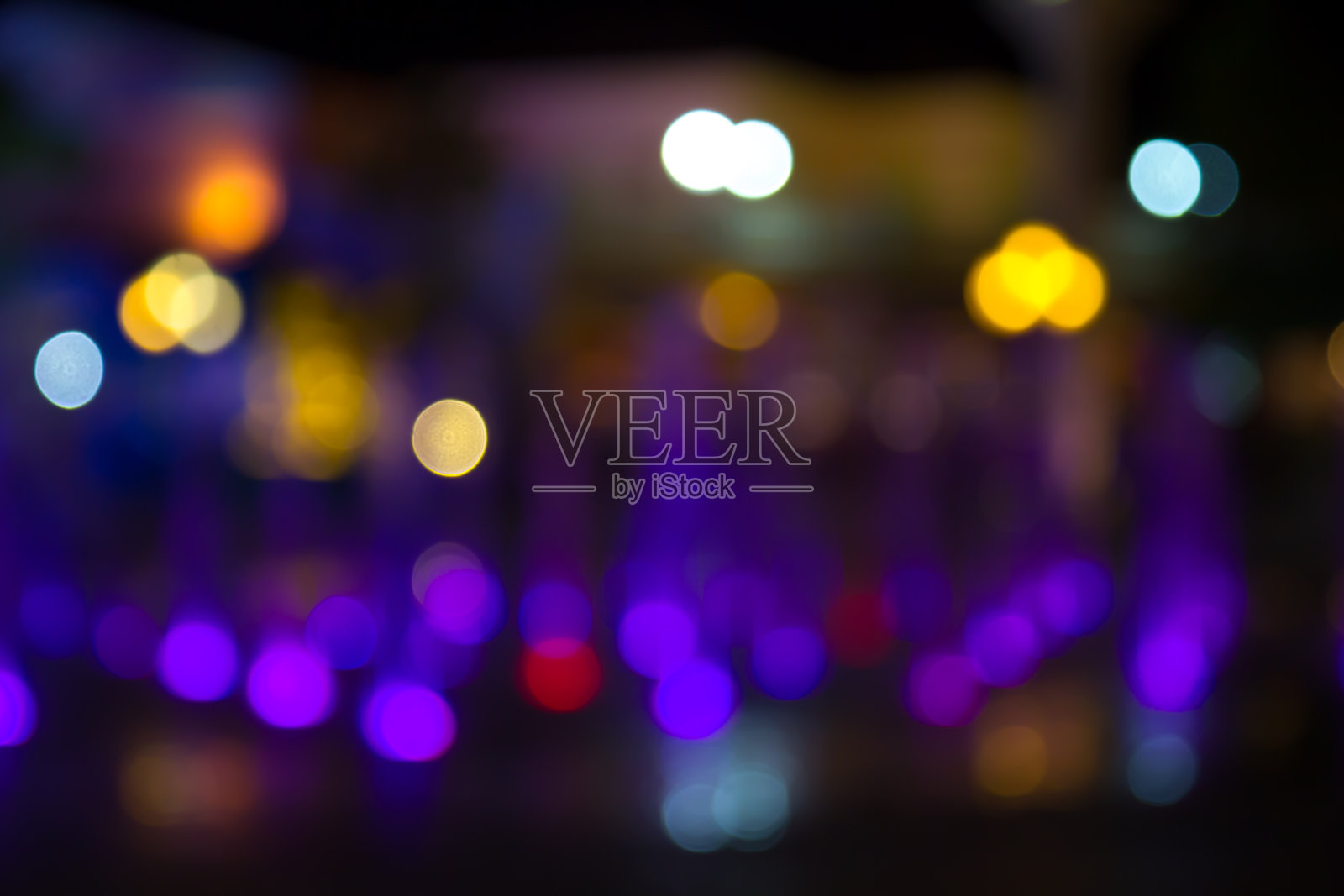 摘要散景圣诞灯光背景照片摄影图片