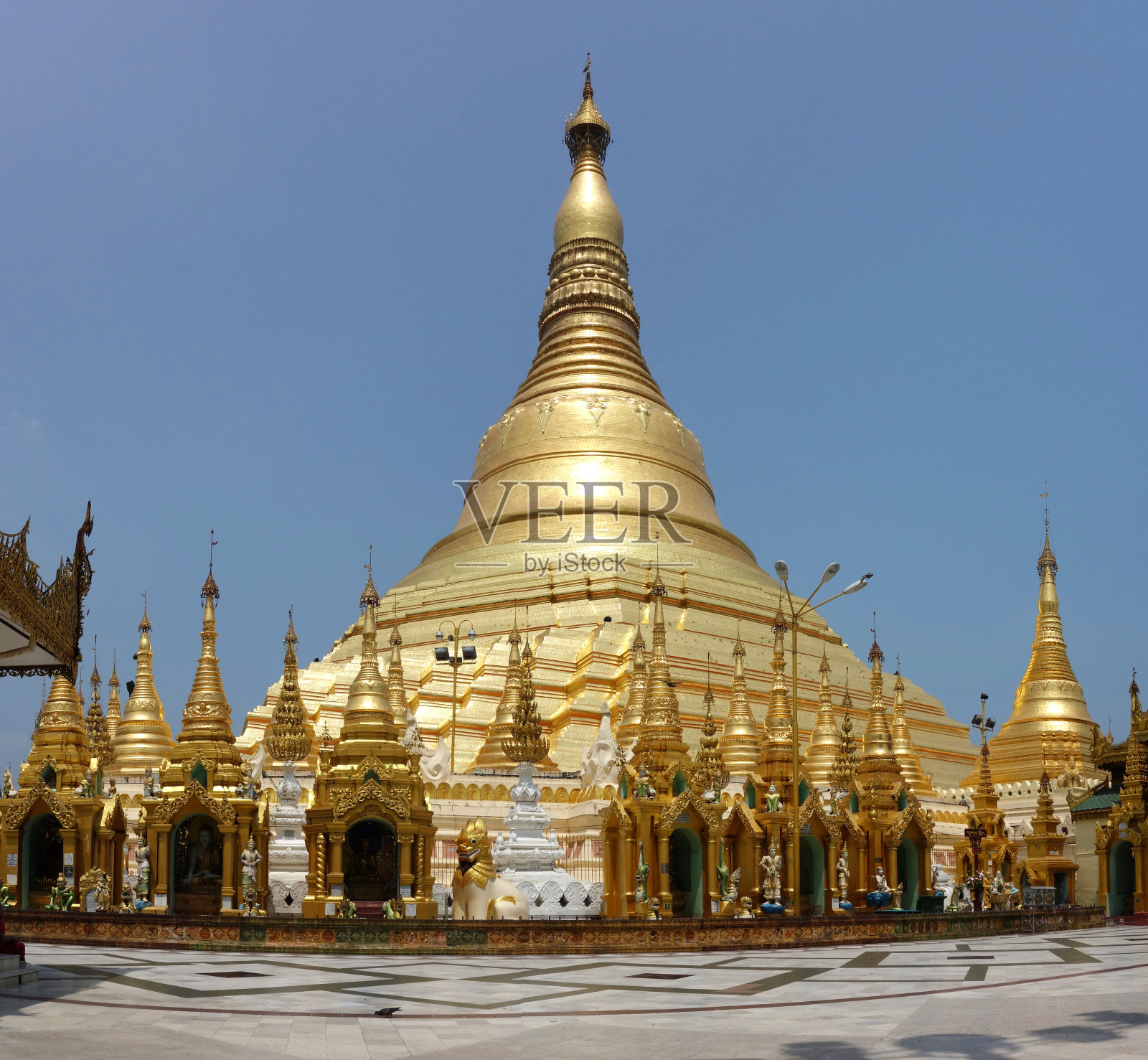 什韦达贡宝塔照片摄影图片