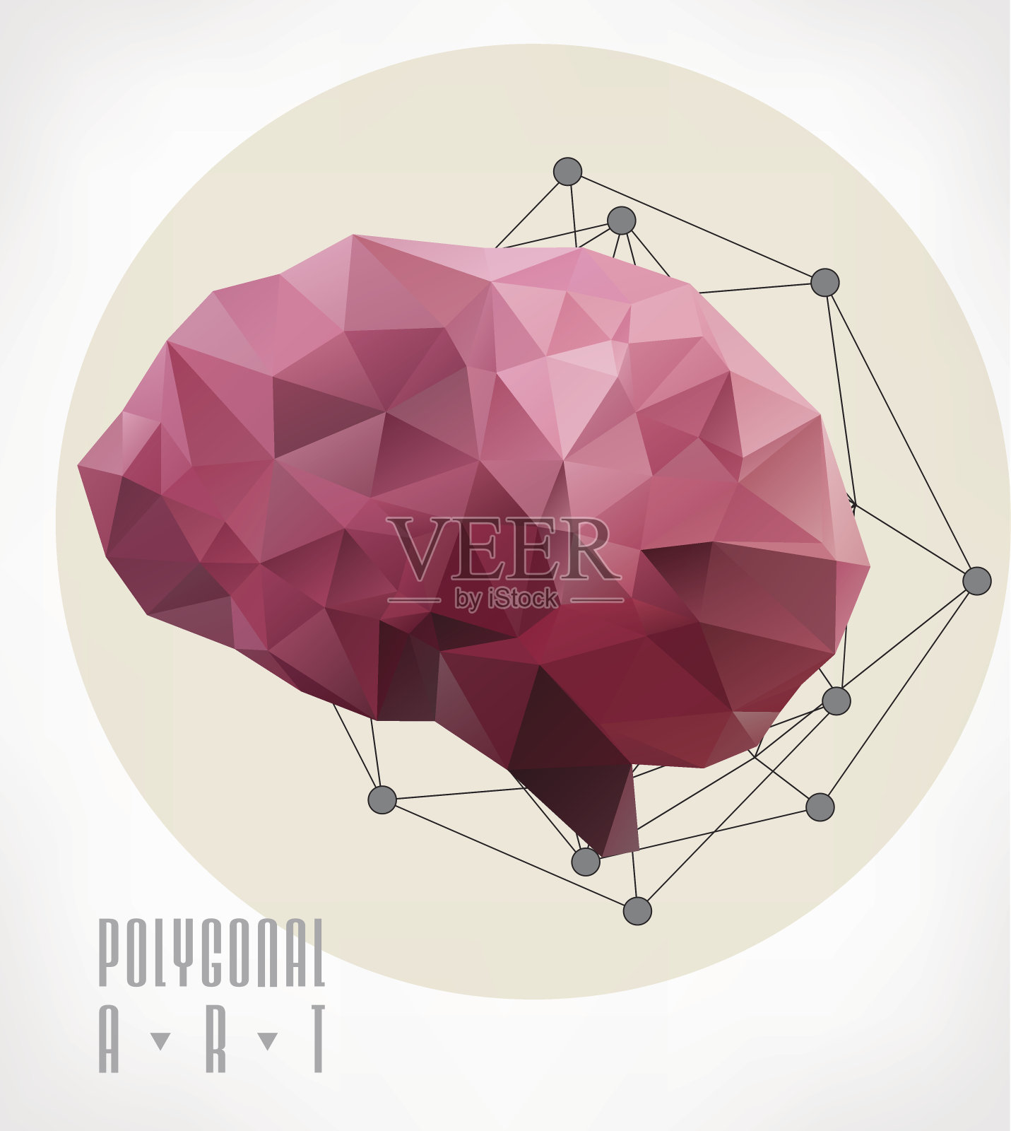 多边形现代元素插画图片素材