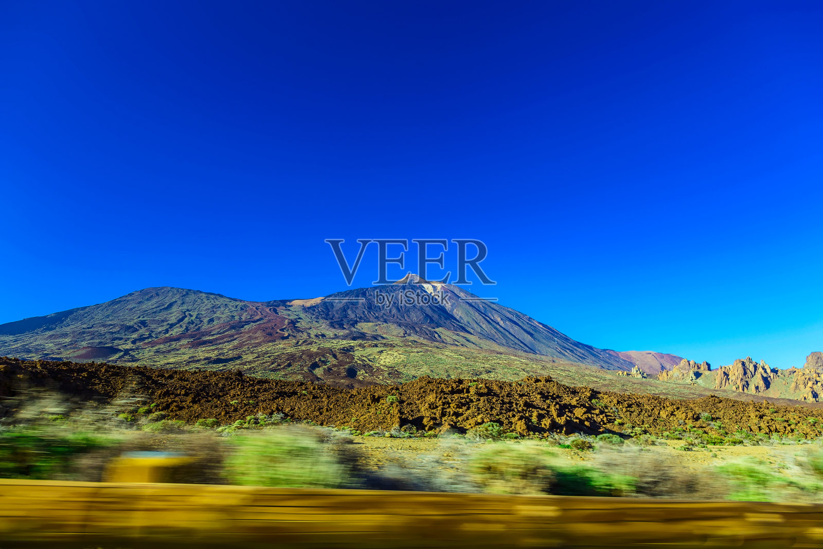 特内里费岛上的泰德火山景观照片摄影图片