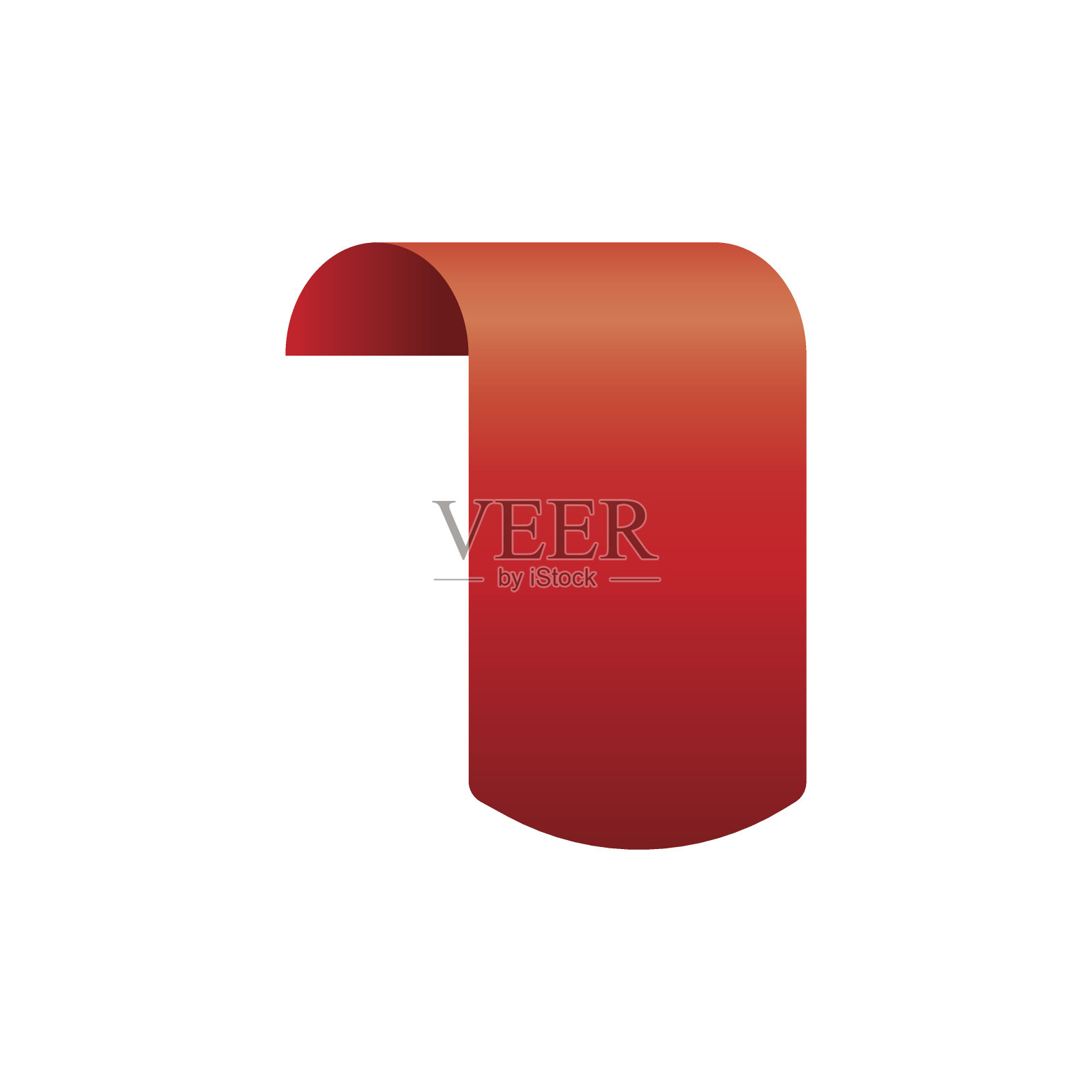 红丝带插画图片素材