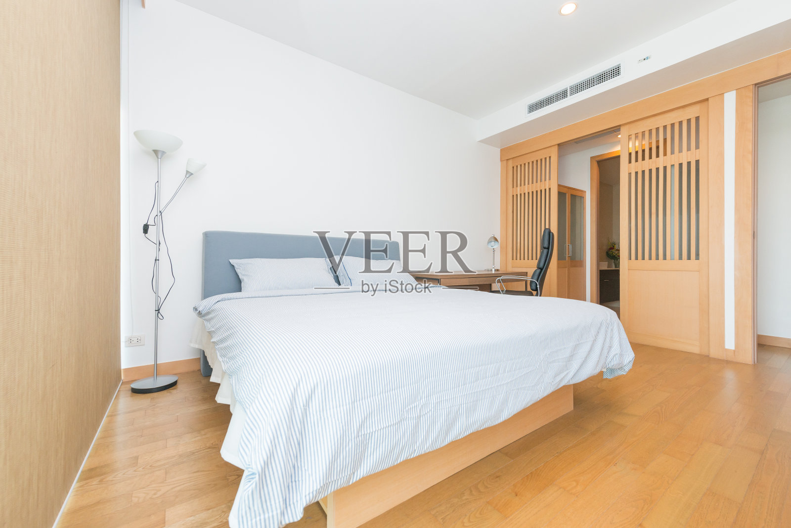 室内设计现代卧室照片摄影图片