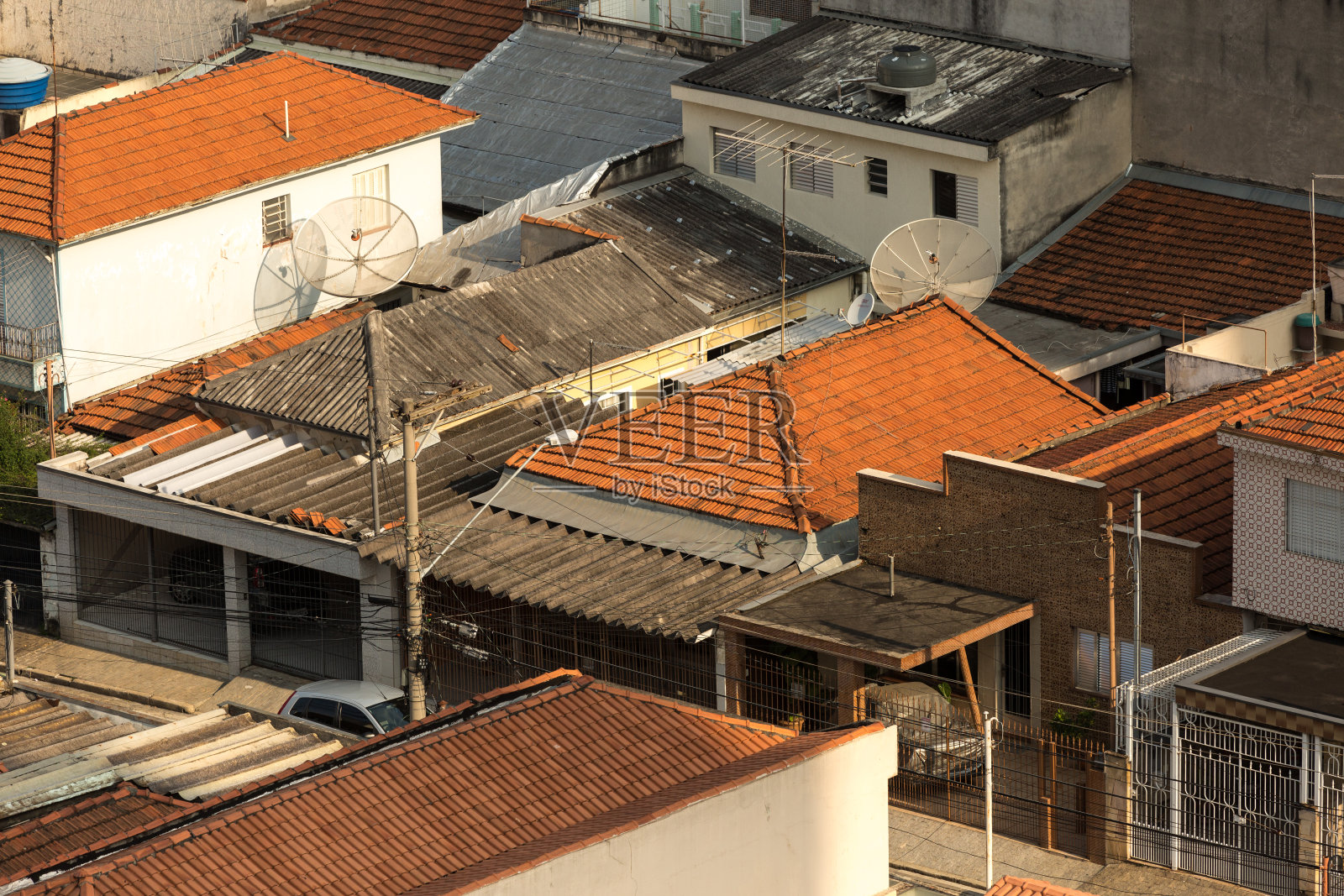 巴西圣保罗房屋鸟瞰图照片摄影图片