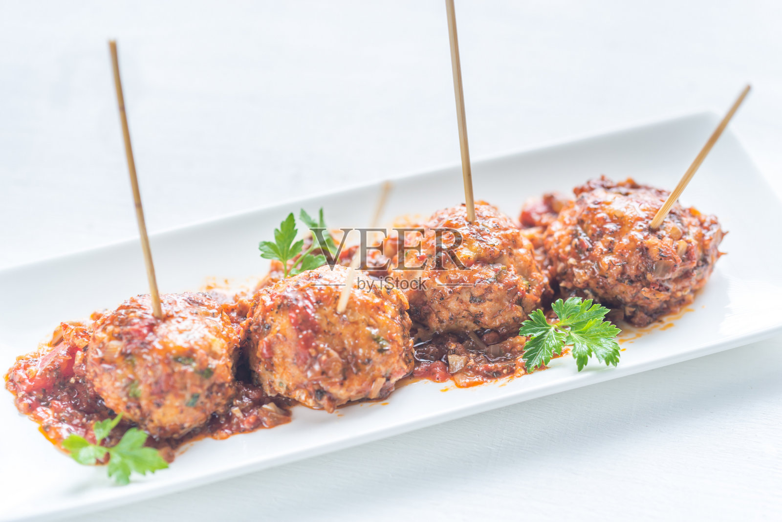 土耳其肉丸串照片摄影图片