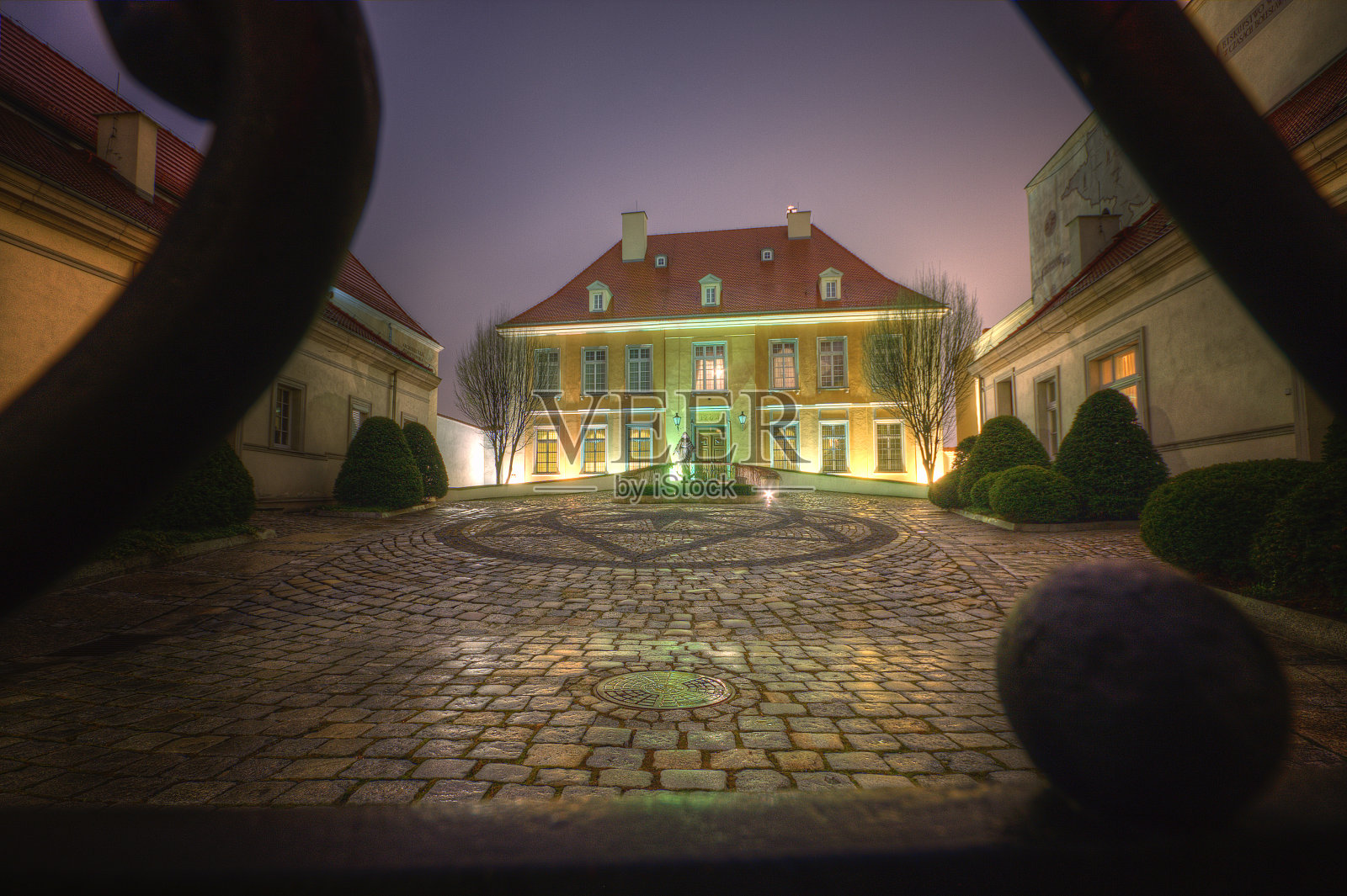 波兰弗罗茨瓦夫岛主教宫大教堂照片摄影图片