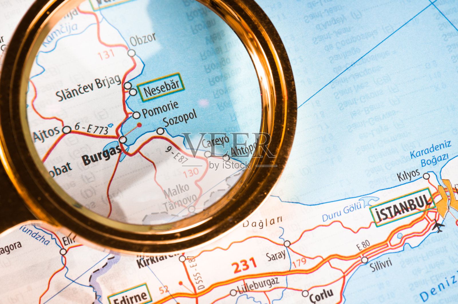 布尔加斯的地图照片摄影图片