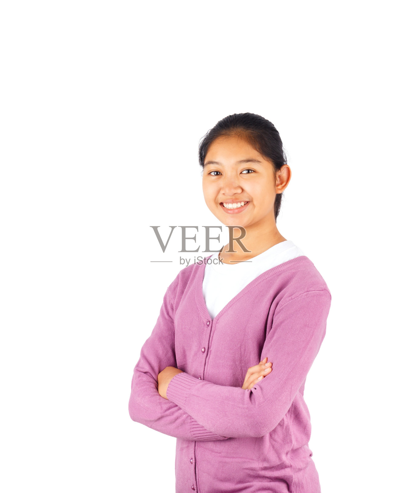 年轻迷人的亚洲女孩放松照片摄影图片