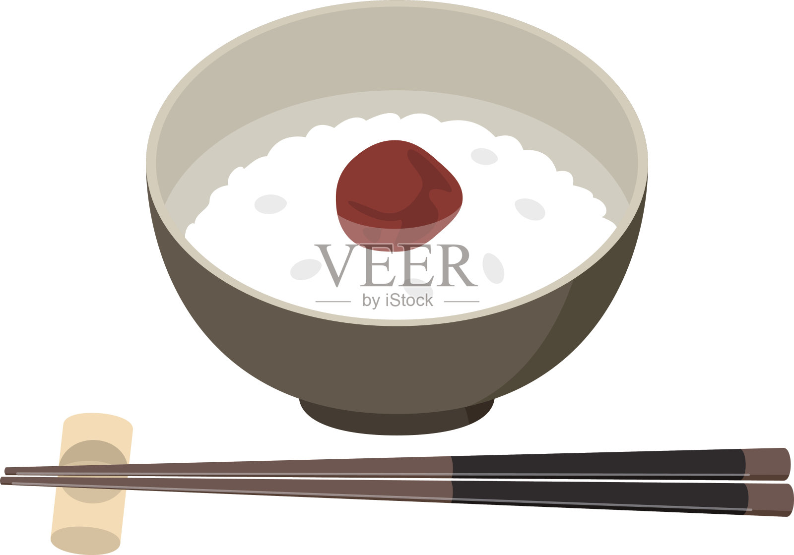 米粥插画图片素材