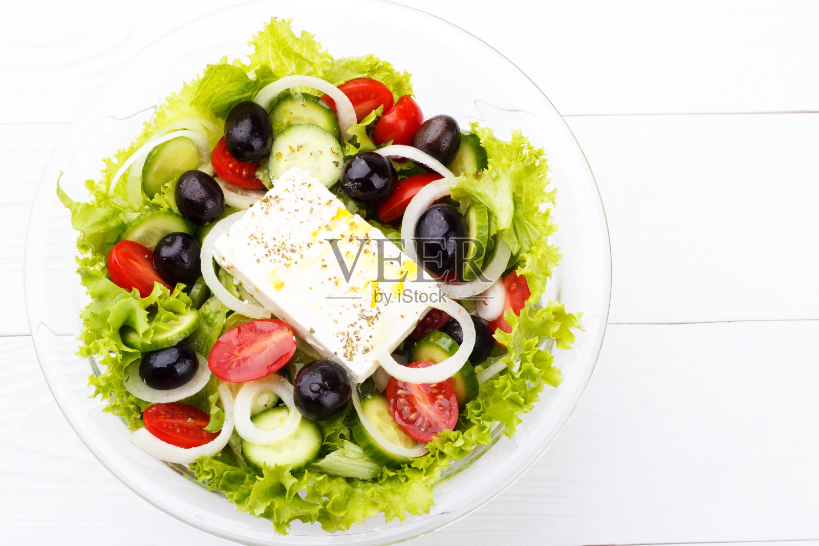 希腊沙拉照片摄影图片