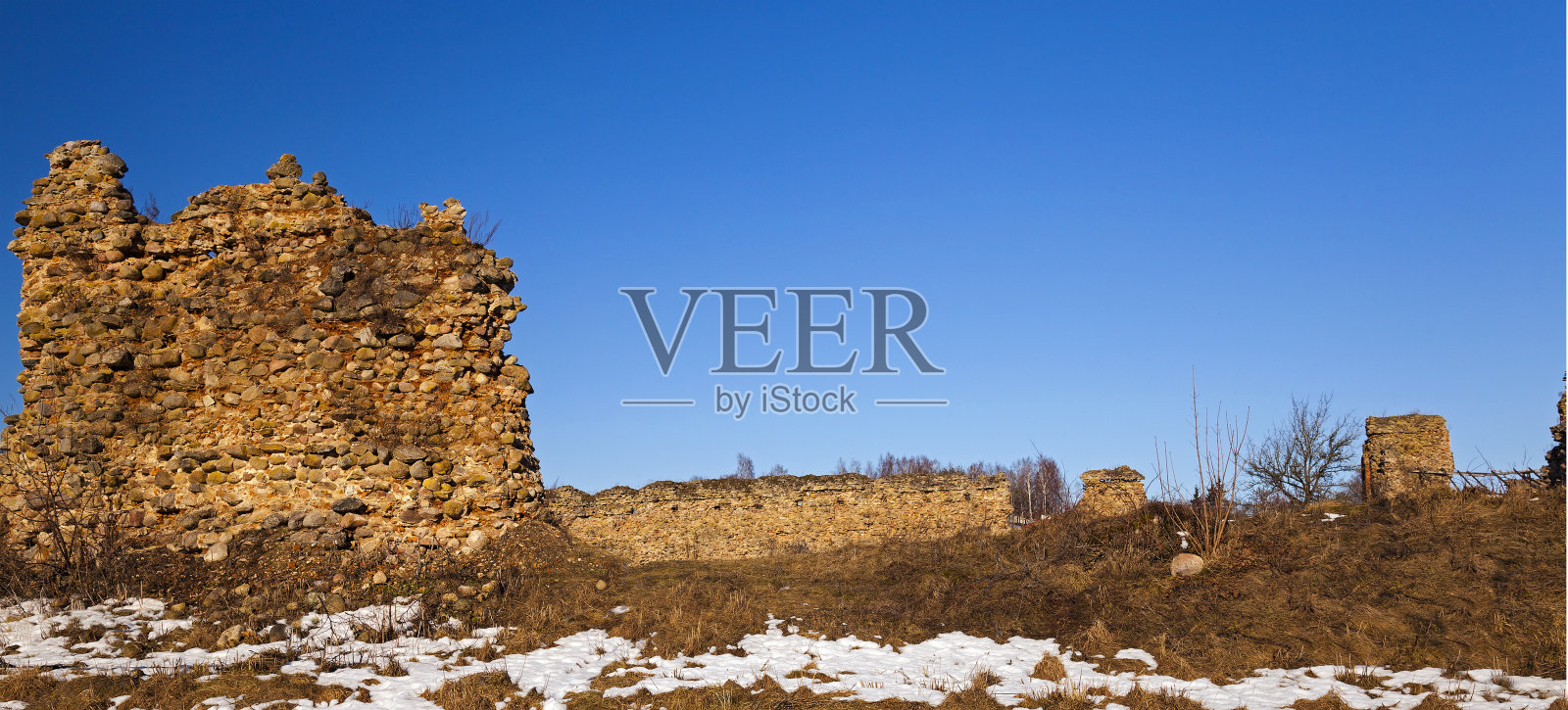 堡垒废墟照片摄影图片