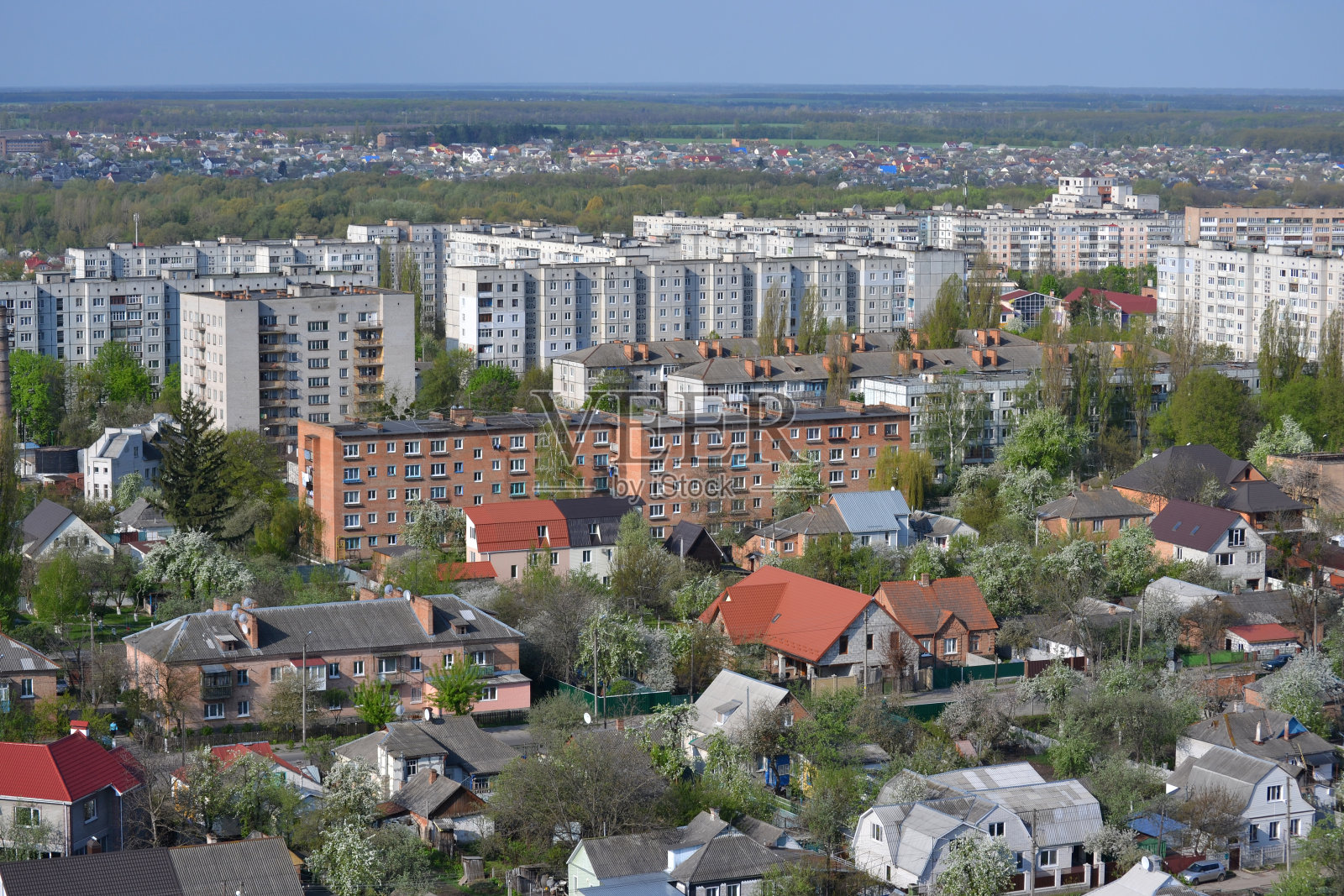 清晨的城市照片摄影图片