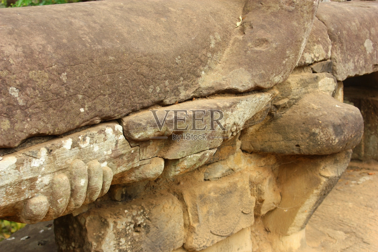 吴哥城阿修罗和天神的细节照片摄影图片