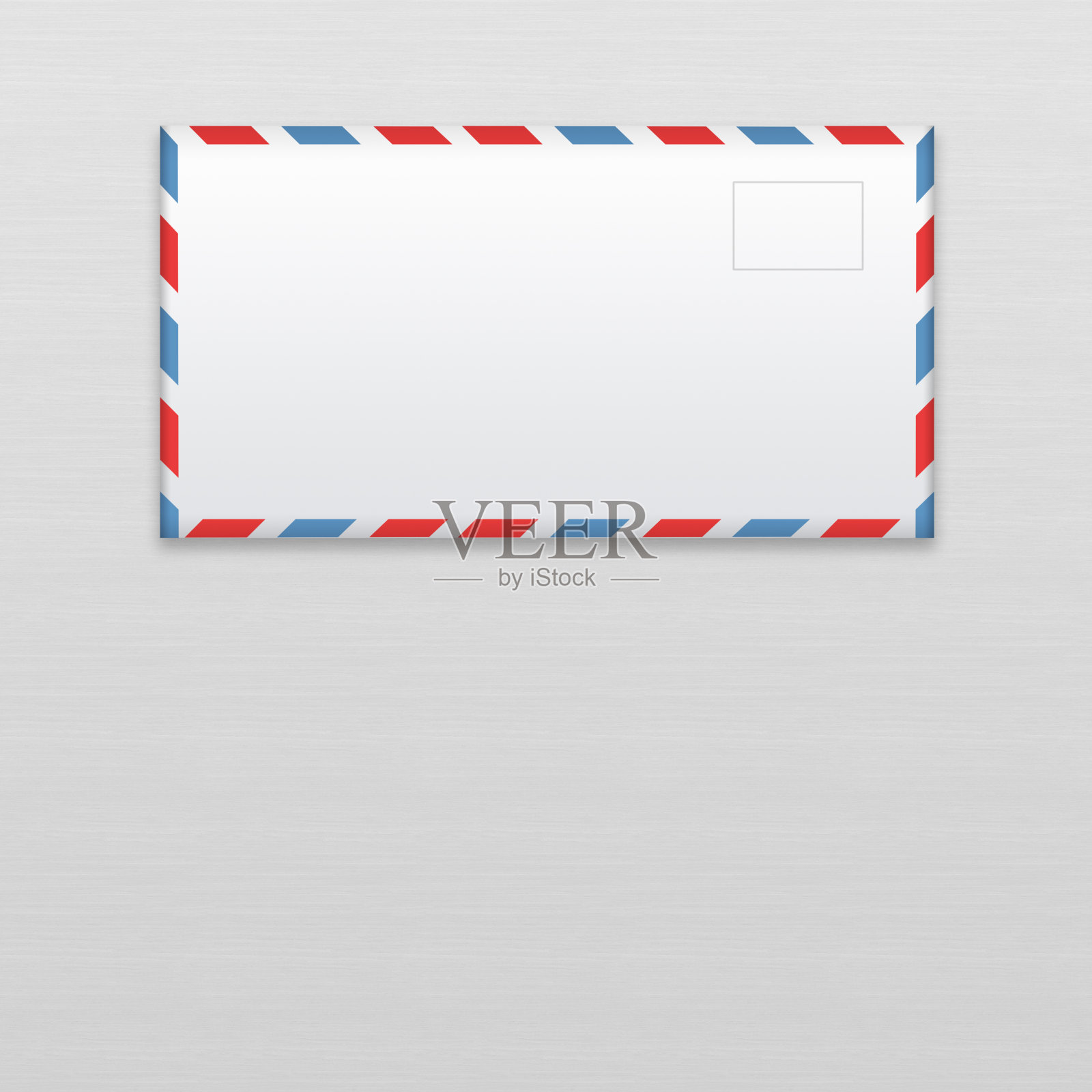 在灰色木制背景上邮寄信封。照片摄影图片