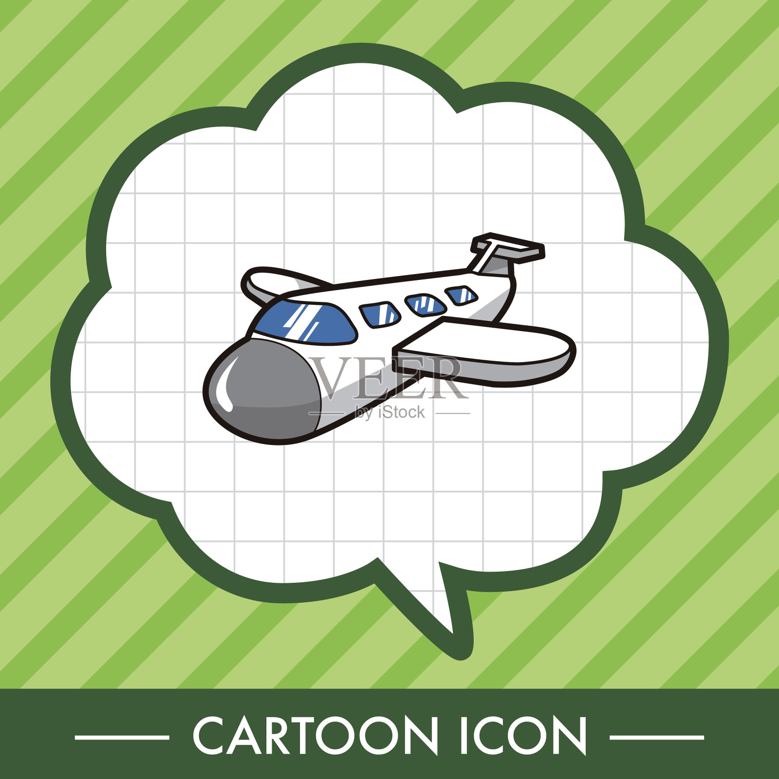 飞机主题元素向量,eps插画图片素材