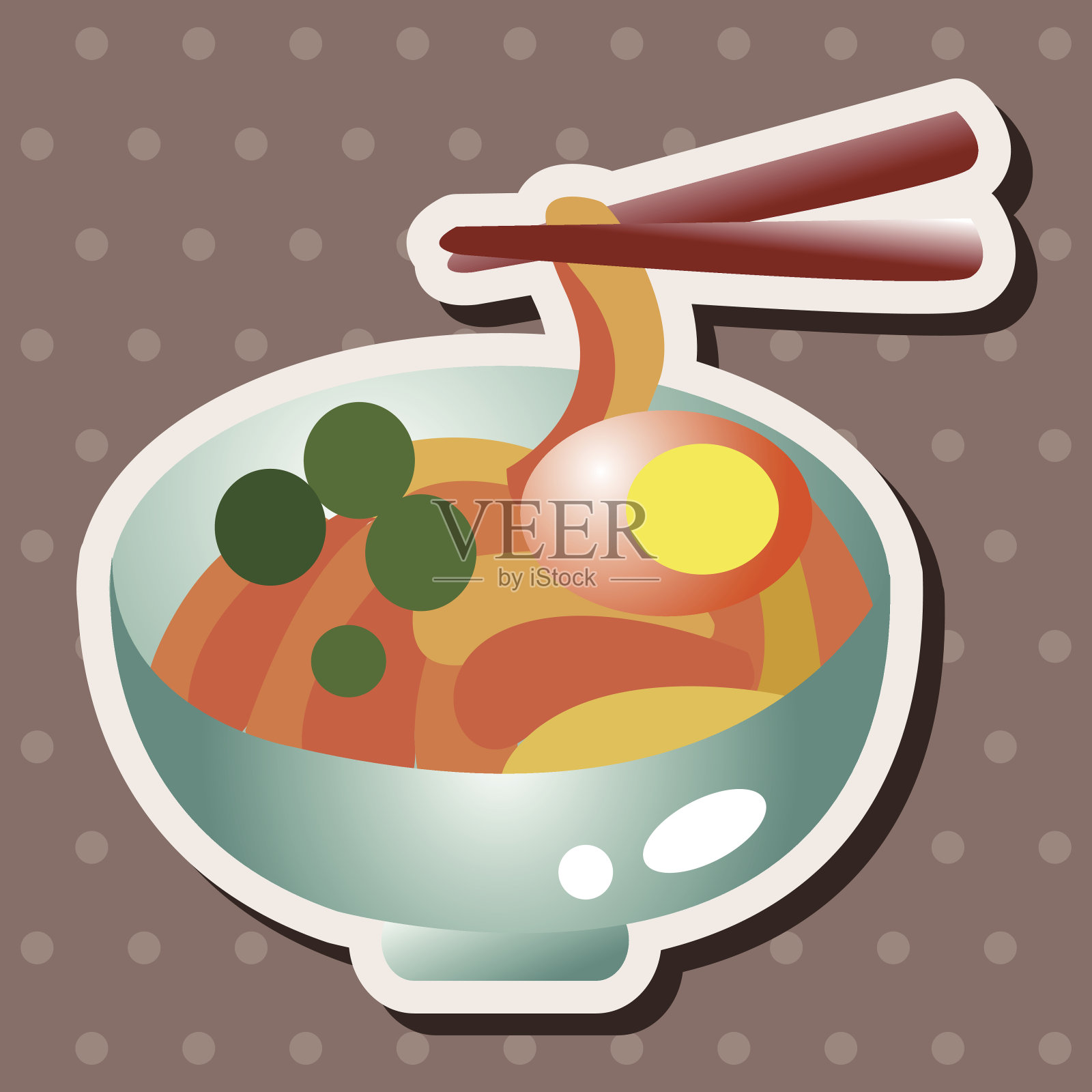 日本美食主题元素插画图片素材