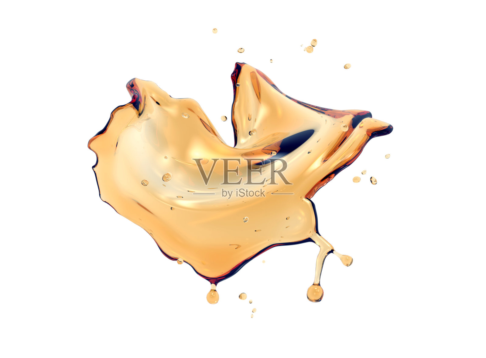 油的飞溅隔离在白色与剪切路径照片摄影图片